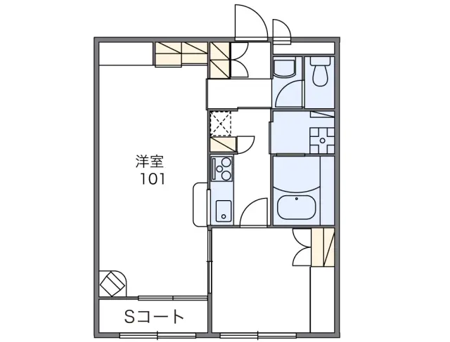 レオパレスキングマウンテンＢ - Okegawa student accommodation