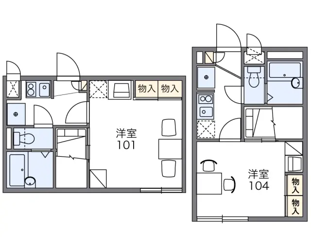 レオパレスフローラル北美町 1