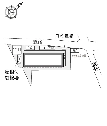 レオパレス中田北Ｂ 2
