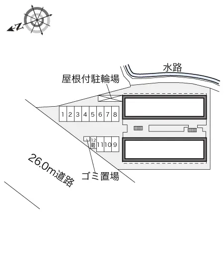 レオパレスフローラ須賀 2