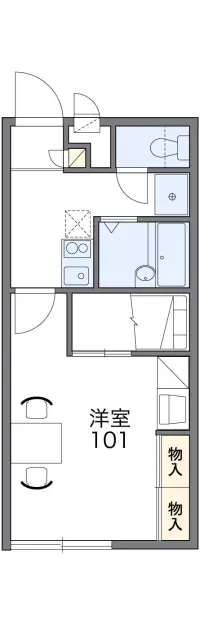 レオパレスルーチェⅡ 1