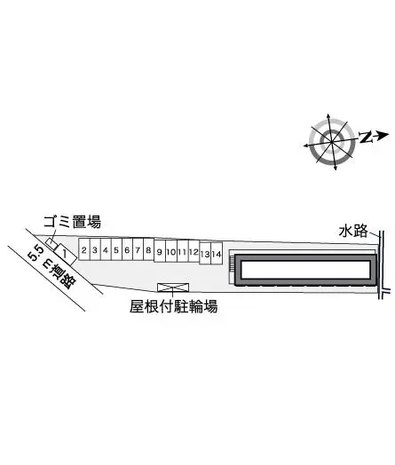 レオパレスブルーレイク唐崎 2