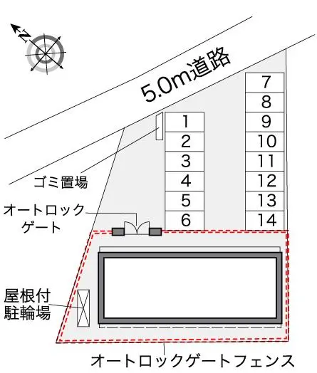 レオパレスルーチェ小倉 2