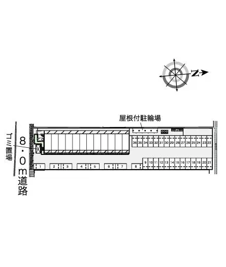 レオパレスパールアケノ第６ 2