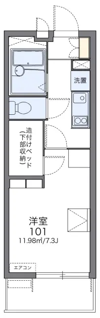 レオパレスＥａｇｌｅ南丹 1