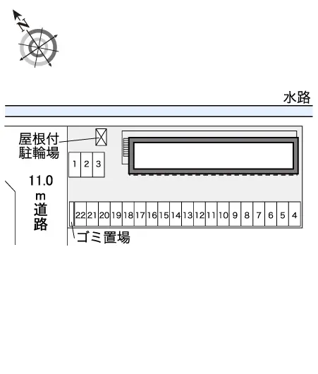 レオパレスミラクⅢ 2