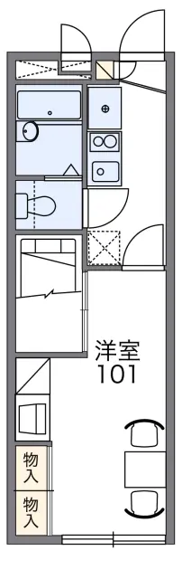 レオパレスメゾン　ローリエ２ 1