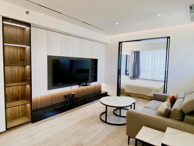 The Bauhinia Serviced Apartments,Shenzhen - alloggio per studenti a Shenzhen - One Bedroom and One Living Room (Newly Renovated)
