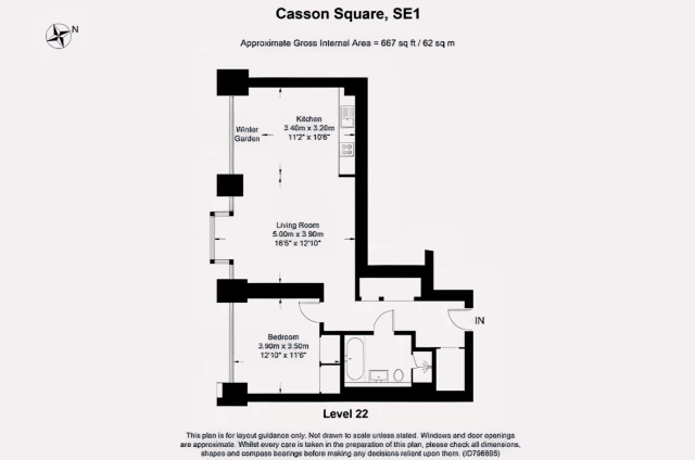 LH-Waterloo丨Casson Sq丨1B1B_伦敦家我（LondonHomeMe） 1