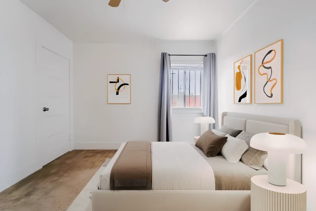 #833: Park Mesa Heights - Los Angeles student accommodation - Queen Bedroom C