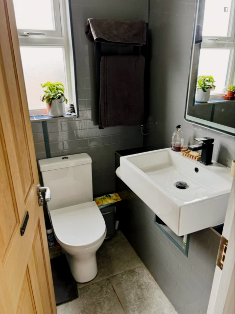 Bright double bedroom in East Ham 4