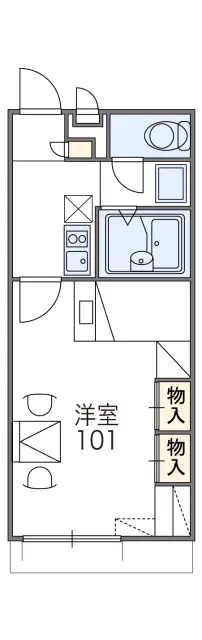 レオパレスＡＫＵＲＡⅢ 1