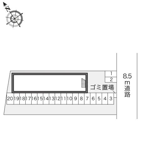 レオパレスドミール七飯 2
