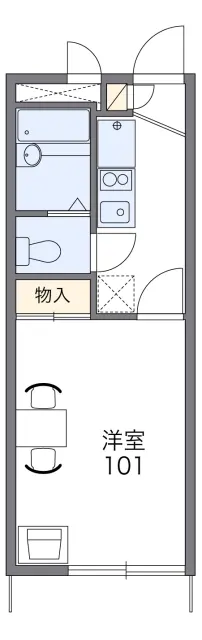 レオパレスＢ・Ｐ２４６Ｄ館 1