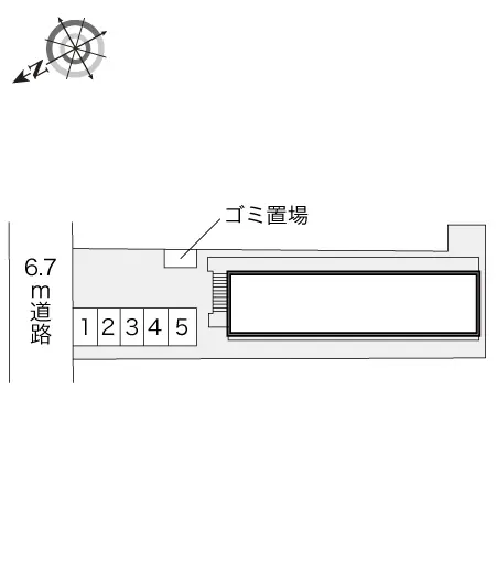 レオパレスもくむく公園前 2