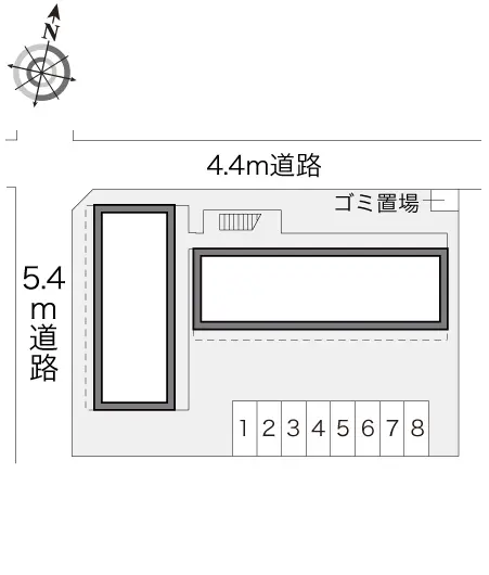 レオパレスハナブサ　Ｎａｒａ 2