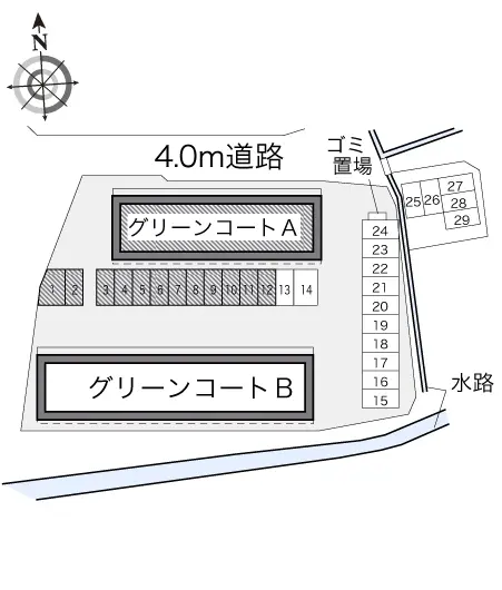 レオパレスグリーンコートＡ 2