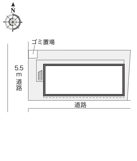 レオパレスハナブサＮａｒａⅡ 2