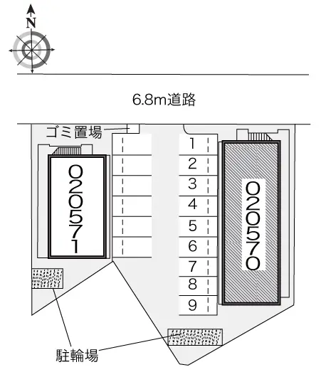 レオパレスオーキッドⅠ 2