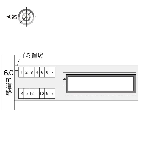 レオパレスＴ．ヴィルヌーブⅡ 2