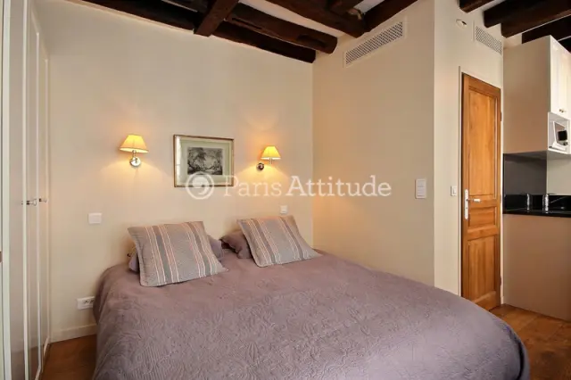 Rental Furnished Studio Apartment - 18m² - Ile Saint Louis - Paris 2