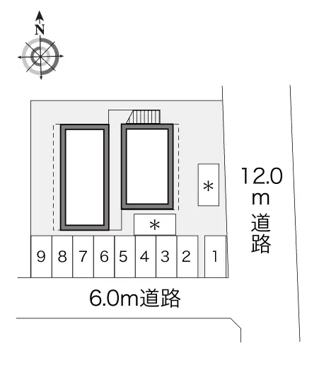 レオパレスブリリアント緑 2