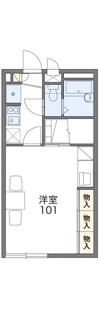 レオパレス吉春Ⅱ - chỗ ở sinh viên tại Thành phố Moriya
