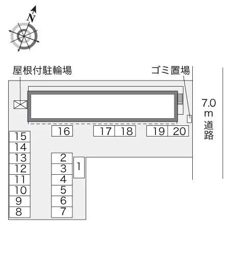 レオパレスファミリアⅡ 2