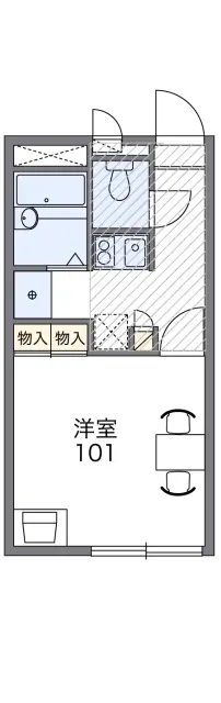 レオパレスＹＵＧＡＷＡＲＡⅡ 1