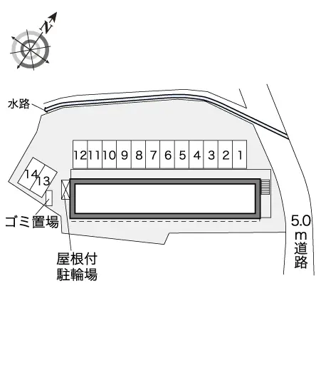 レオパレスＫＡＪＩＹＡＭＡⅡ 3