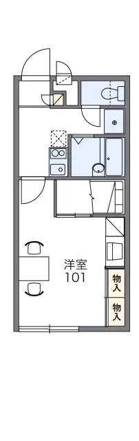 レオパレスタウンコート南矢三Ⅱ 1
