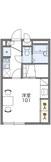 レオパレスクリスタル笠舞Ⅰ 1