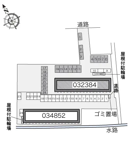 レオパレスサニーコート西高泊 2