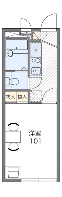 レオパレス箱根ヶ崎新宿坂 1