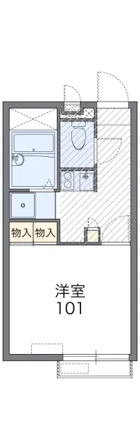 レオパレスＴ　ＫブランドールⅡ 1