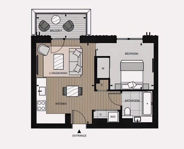 5 Reflection Apartments, Cascade Way, London,  W12 7ST