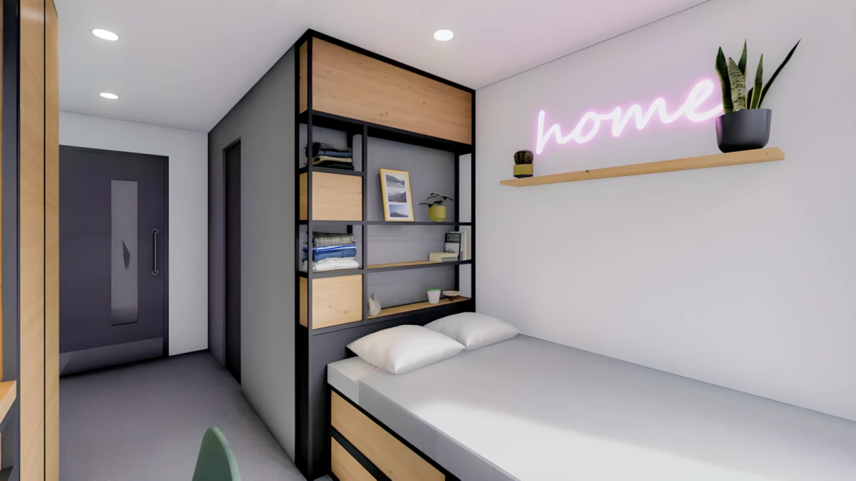 The Nest - ที่พักนักศึกษาในเลสเตอร์ - Courtyard Studio
