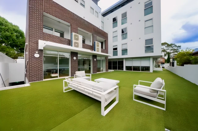 Burwood - Sydney student accommodation - Courtyard