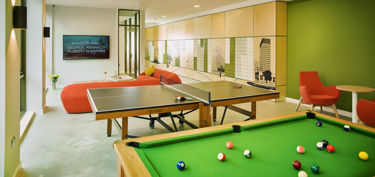 Uit Nurtur House Residence - Sheffield student accommodation - Table Tennis