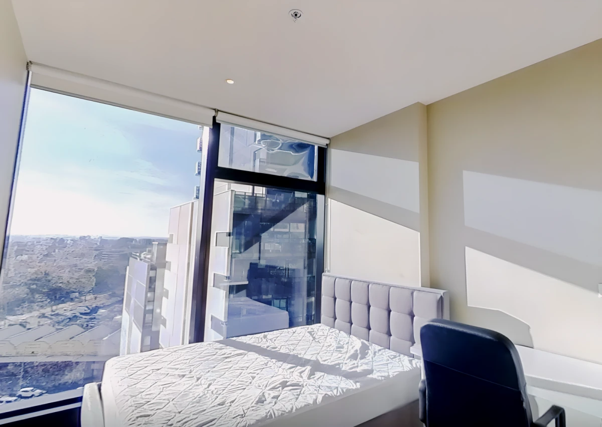 228 A'Beckett St - alojamiento para estudiantes en Melbourne - Secondary Bedroom of 3 Bedroom-1404