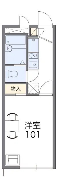 レオパレスバーディーⅤ 1