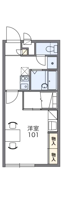 レオパレス二川ｓｔａ　Ｗ 1