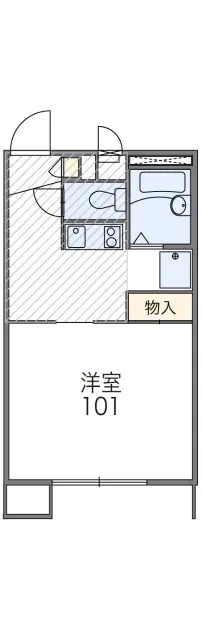 レオパレス西水Ａ 1