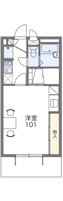 レオパレスＫａｗａｈａｒａｄａ 1