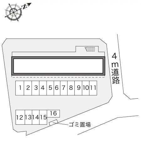 レオパレスオオムラサキ嵐山 2