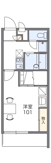 レオパレスアサクラⅢ 1