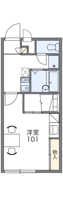 レオパレス新涯ロータスＢ棟 1