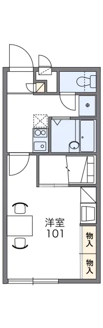 レオパレスｔｒｏｉｓピエールＢ 1