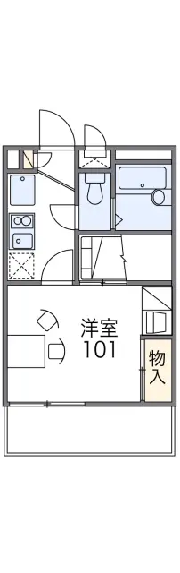 レオパレスタウンコート北田辺 1