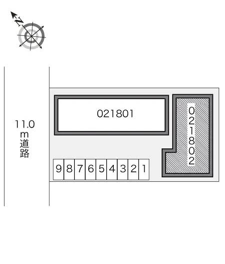 レオパレス日サルー時任町Ｂ 2